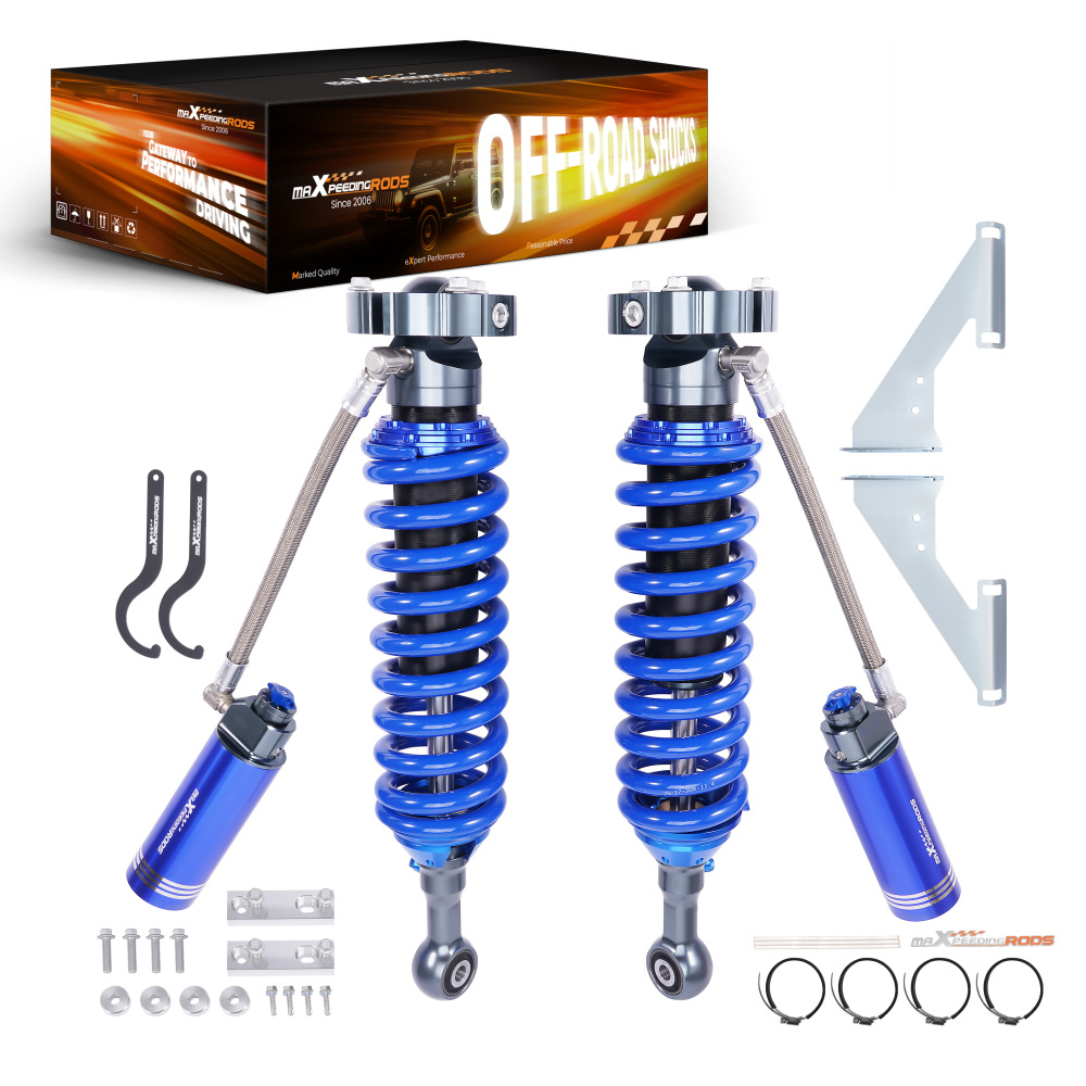 Front Reservoir Shocks w/ Adj Damping compatible for Toyota Land Cruiser Prado 2003-2014