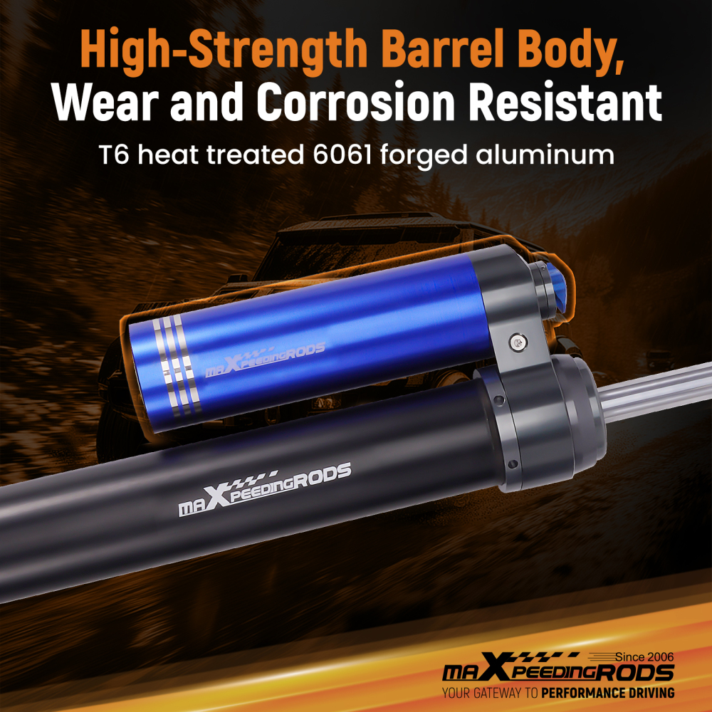 4x Remote Reservoir 0-1.5 Lift Front Rear Shocks for F250 Super Duty 2005-2016