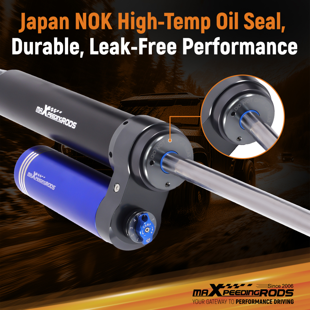 4x Remote Reservoir 0-1.5 Lift Front Rear Shocks for F250 Super Duty 2005-2016