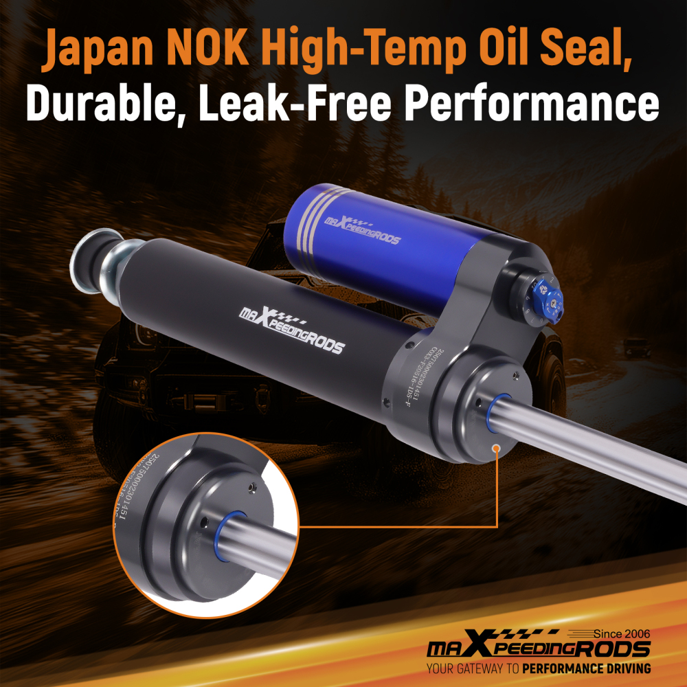 4x Remote Reservoir 0-1.5 Lift Front Rear Shocks for F250 Super Duty 2005-2016