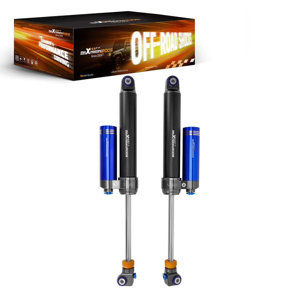 Rear Shock w/10 Way Damper Adjustable Reservoir compatible for Ford F150 SVT Raptor 2010-14