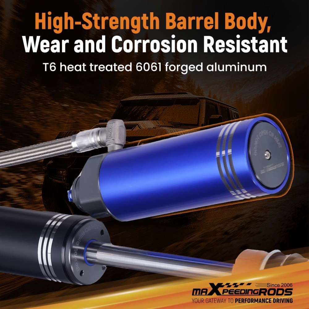 Front Shock 2 Lift RemoteReservoir compatible for Toyota Landcruiser 90-24 76 78 79 Serie