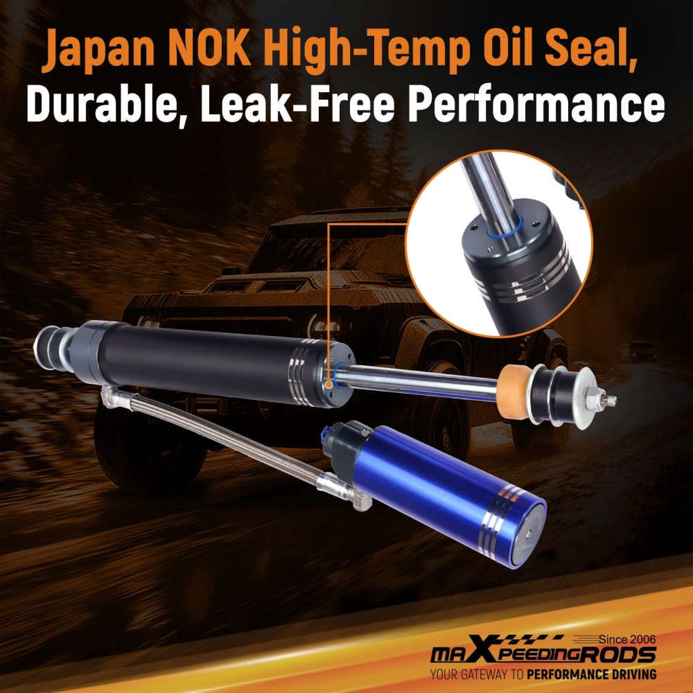 Front Shock 2 Lift RemoteReservoir compatible for Toyota Landcruiser 90-24 76 78 79 Serie