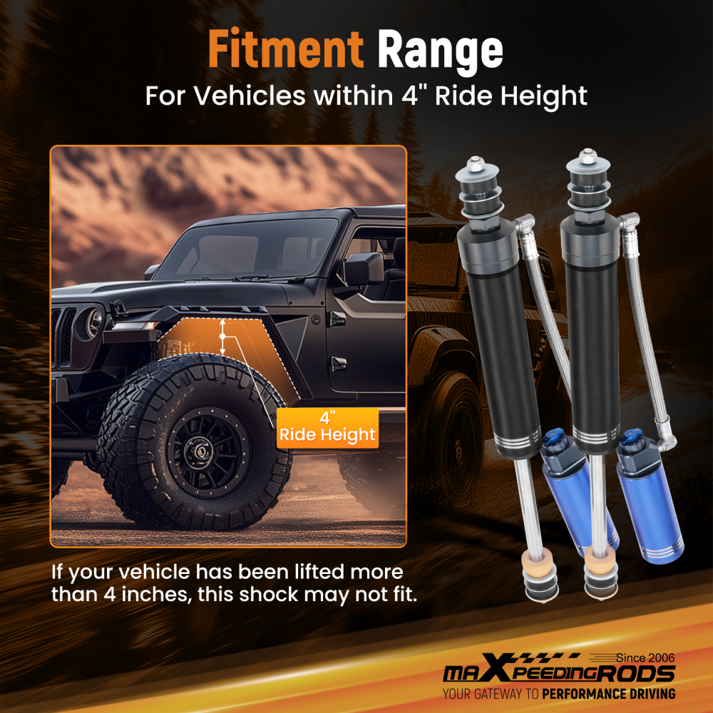 Front ShocksCoil Springs Lift 4 compatible for Nissan Patrol GU Y61 Wagon 4WD 1997-15