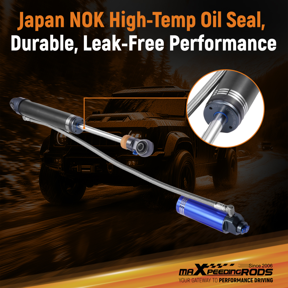 Rear Shock Absorbers 4 Lift compatible for Patrol GU Y61 1997-2015 2.8 3.0 4.2 4.8