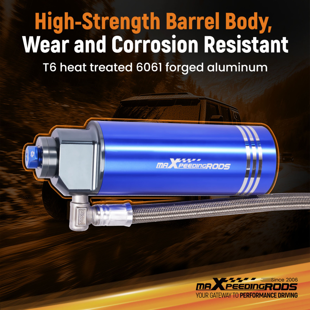 10 Way Damping Adjustable Reservoir Front Shock Kit compatible for Ram 1500 2019-2025