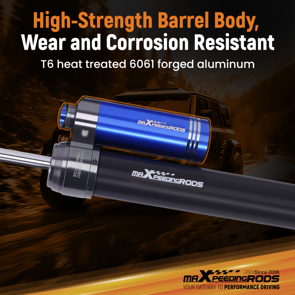 Rear Shocks w/ Reservoir 10 Way Damper compatible for Dodge Ram 2500 1994-10 4WD 5-6 Lift