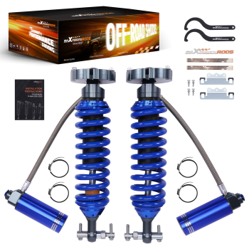 Dual-Mode Adj. Reservoir Front Shocks 3 Lift compatible for Chevrolet Avalanche 2007-2013