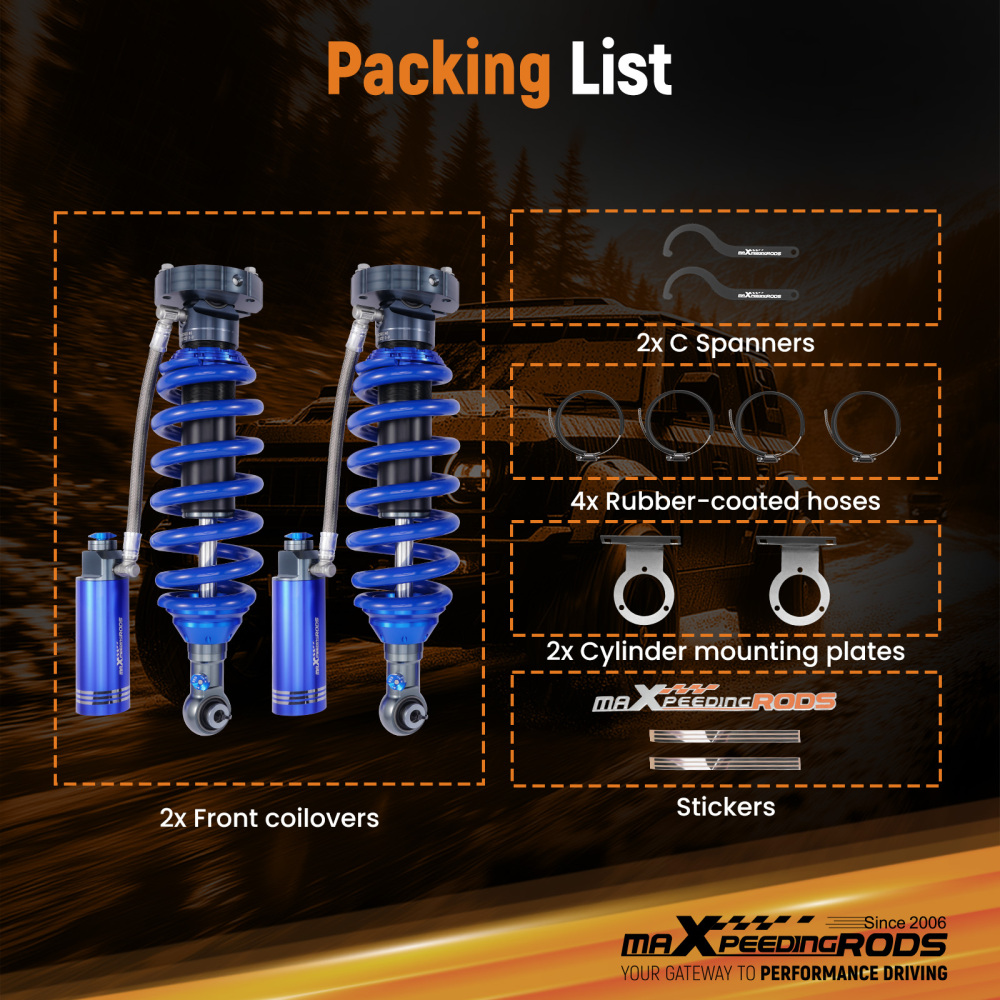 Front 2-3 Lift Kit Complete Strut for MITSBISHI TRITON MQ/MR 2015-2023 4WD