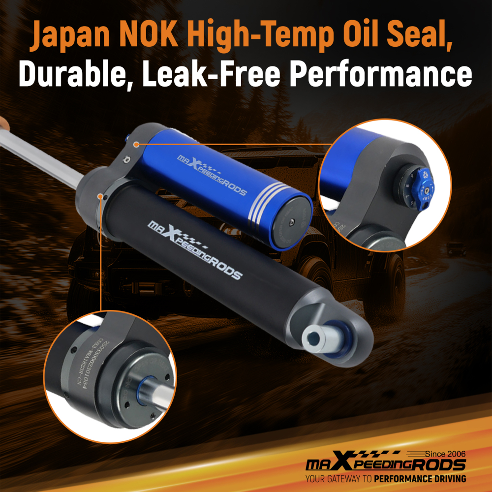 MaXpeedingrods 2x Rear Reservoir Shock compatible for Jeep Wrangler JL 18-25