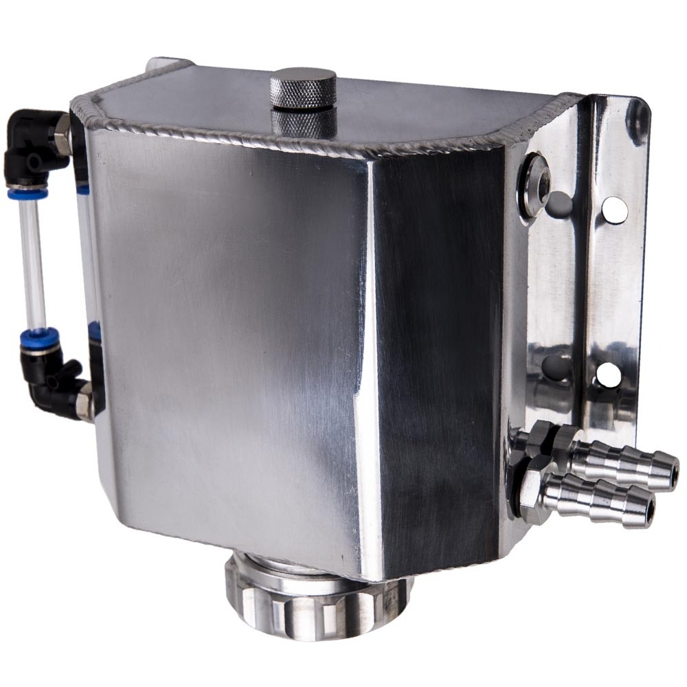 1L Radiatore in Alluminio Serbatoio Di Espansione Del Refrigerante 1000ml