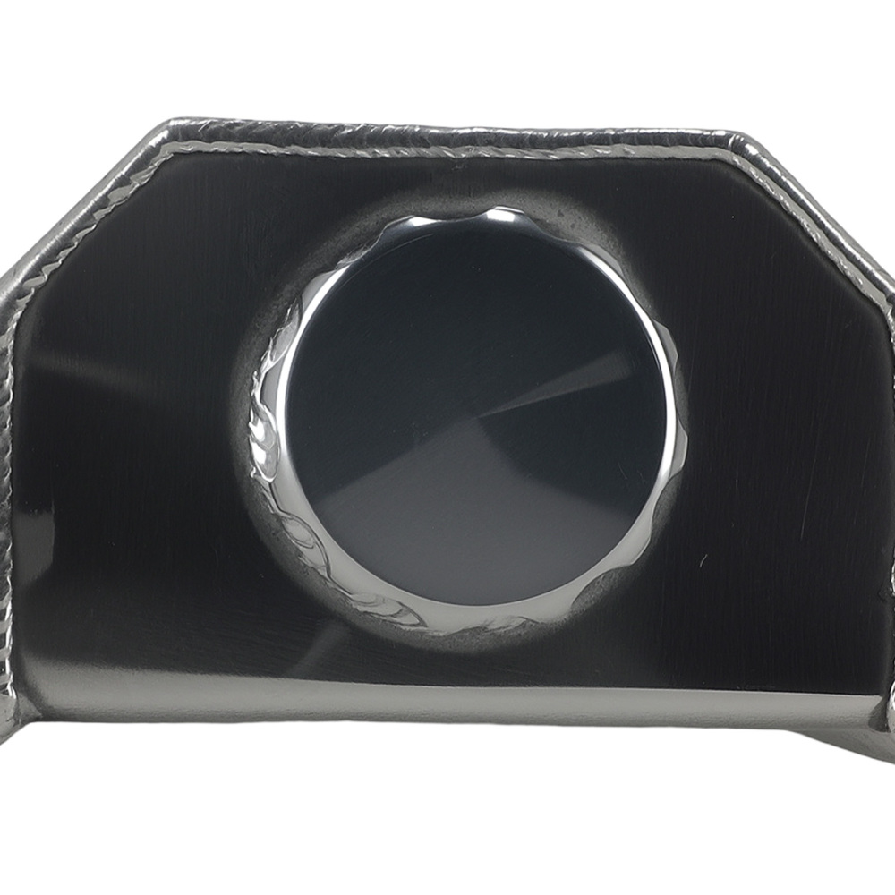 Aluminum 2L Coolant Radiator Overflow Reservoir Expansion Water Tank Sliver