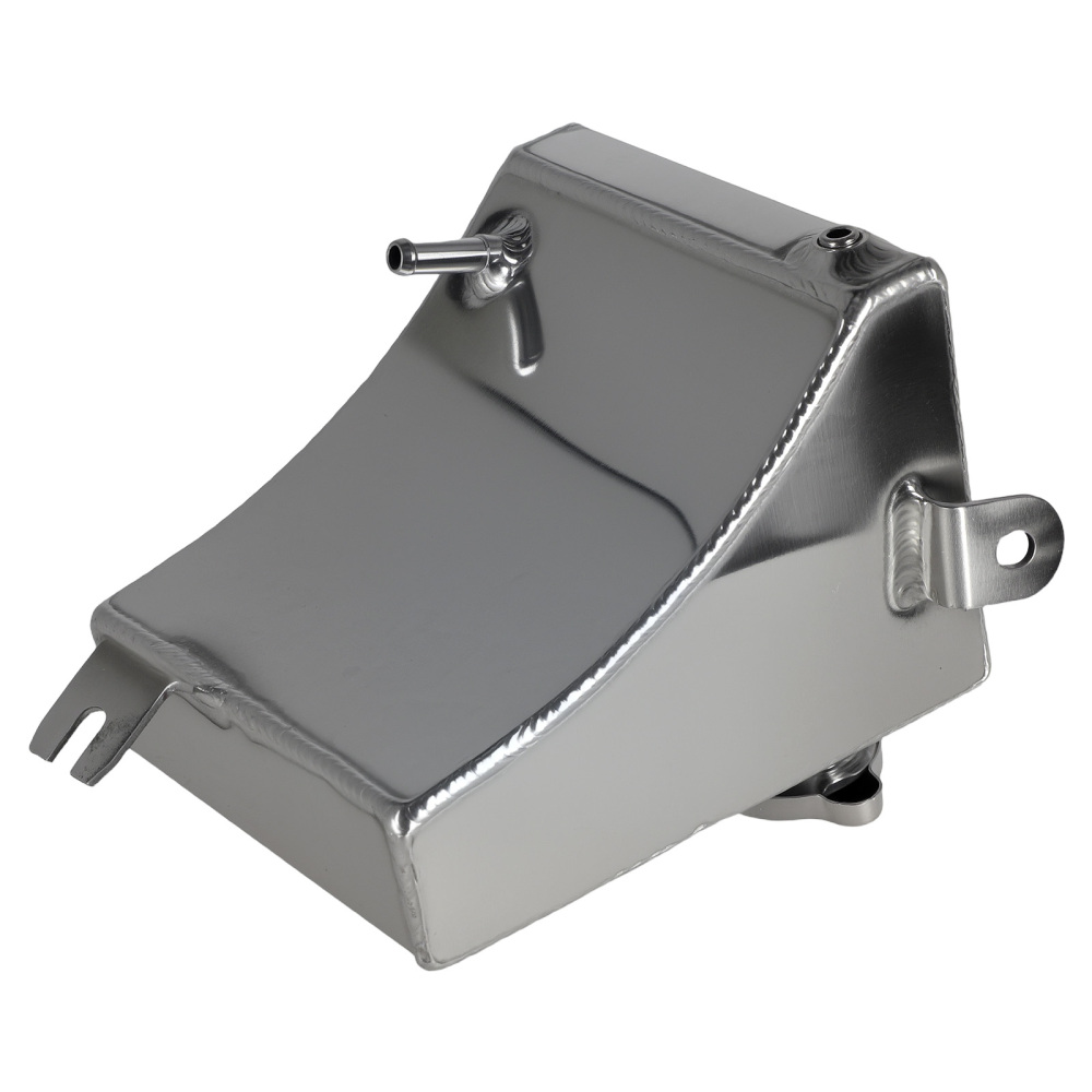 Aluminum Radiator Coolant Overflow Water Tank compatible for Nissan 240SX S13 S14 S15 88-94