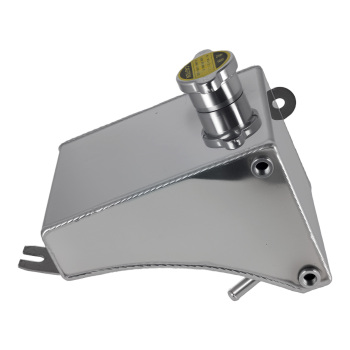 Aluminum Radiator Coolant Overflow Water Tank compatible for Nissan 240SX S13 S14 S15 88-94