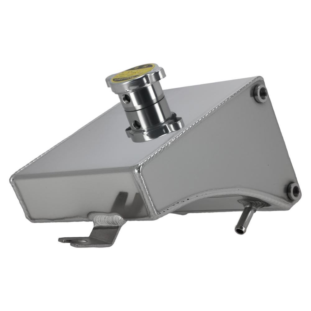 Aluminum Radiator Coolant Overflow Water Tank compatible for Nissan 240SX S13 S14 S15 88-94