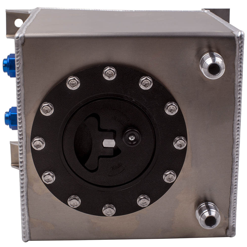 2.5 Gallon 10L Fuel Cell Tank 10AN male fitting Réservoir de pile à combustible