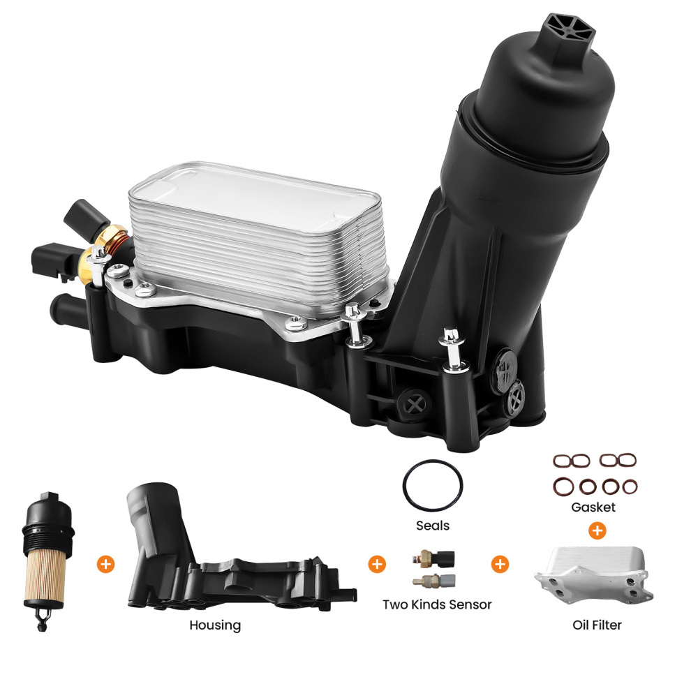 Compatible for Jeep Compatible for Chrysler Compatible for Dodge 3.6 2014-17 Oil Cooler Filter Adapter Housing 68105583AF