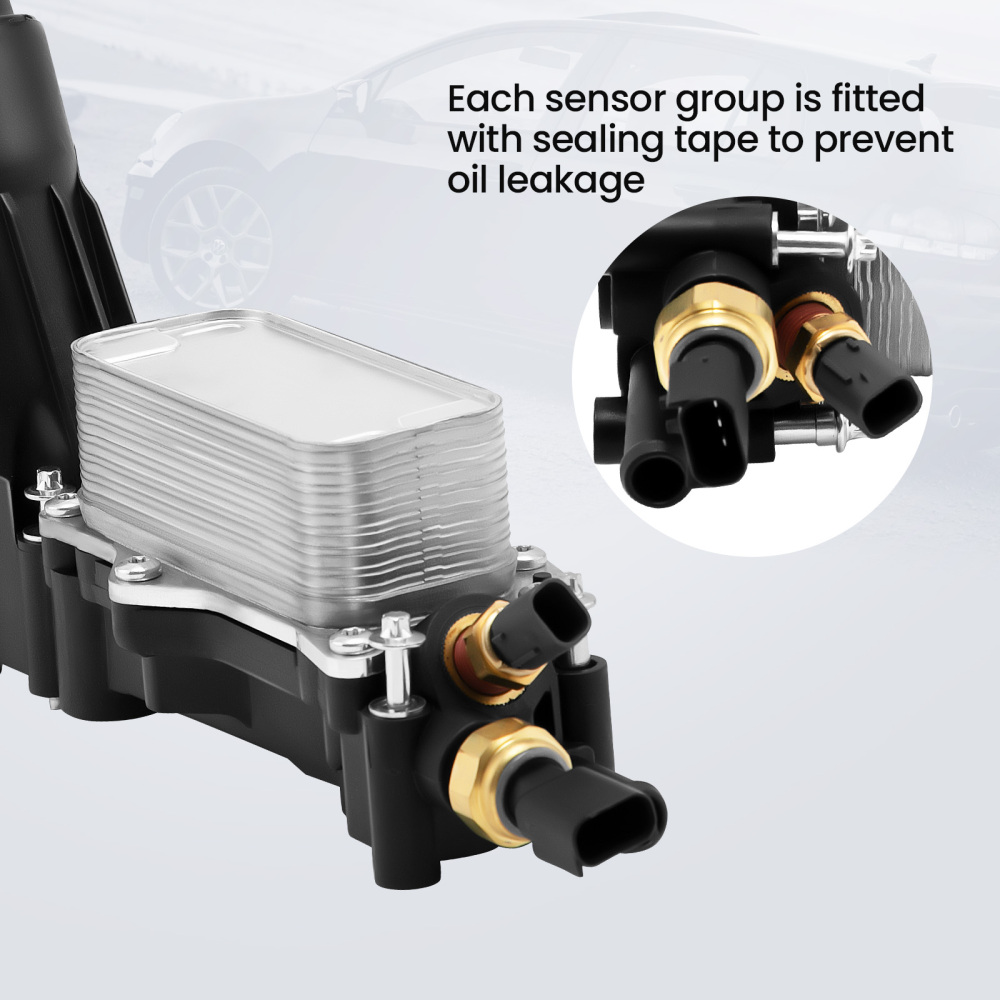 Compatible for Jeep Compatible for Chrysler Compatible for Dodge 3.6 2014-17 Oil Cooler Filter Adapter Housing 68105583AF