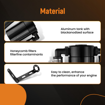 Oil Catch Can Oil Separator Kit compatible for Ford F150 5.0L 21-23 2.7L 3.5L compatible for Ecoboost