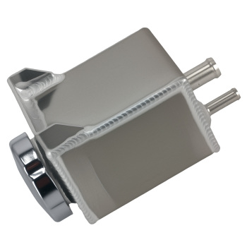 Aluminum Racing Power Steering Fluid Reservoir Tank/Can compatible for Ford Mustang 99-04