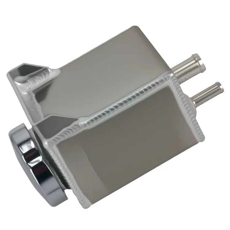Aluminum Power Steering Reservoir Tank For 1999-2004 Ford Mustang - DPT Motorsports, Natural Finish
