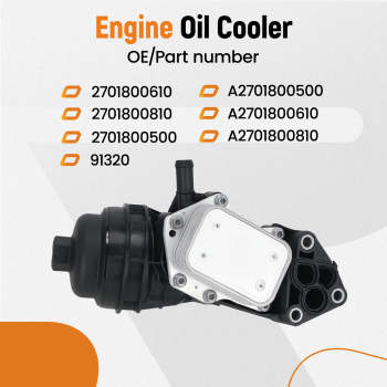 Oil Cooler Filter Housing compatible for Mercedes-Benz A220 V177 GLA250 W205 X156 270180061