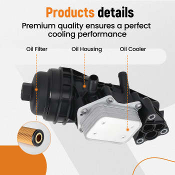 Oil Cooler Filter Housing compatible for Mercedes-Benz A220 V177 GLA250 W205 X156 270180061
