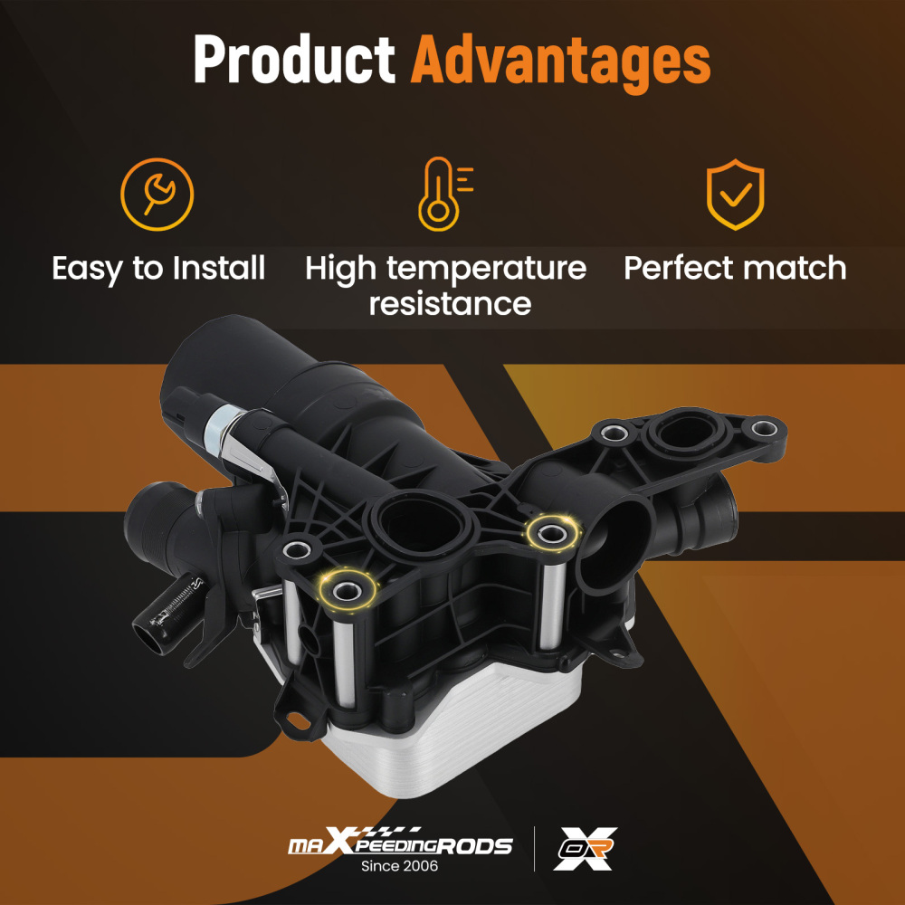 Engine Oil Cooler Assembly compatible for Nissan Qashqai 1.5 dCi 2013-2022