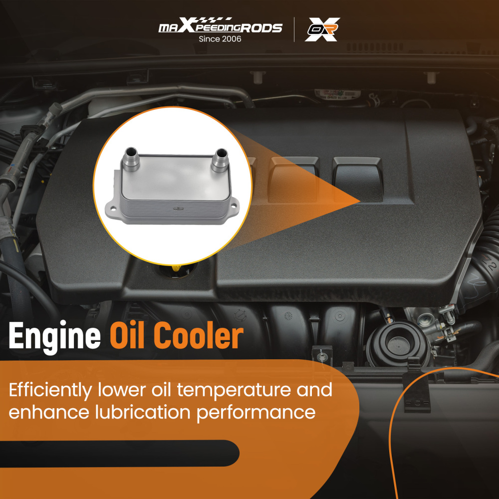 Aluminium Engine Oil Cooler compatible for Land Rover Discovery V 2.0 Si4 LR086284