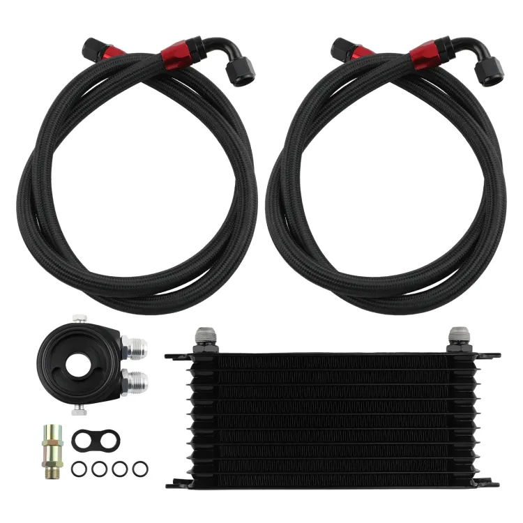 Yctze Radiatore Olio Motore 6 File Universale - Raffreddamento Per Moto 125-250CC - 4