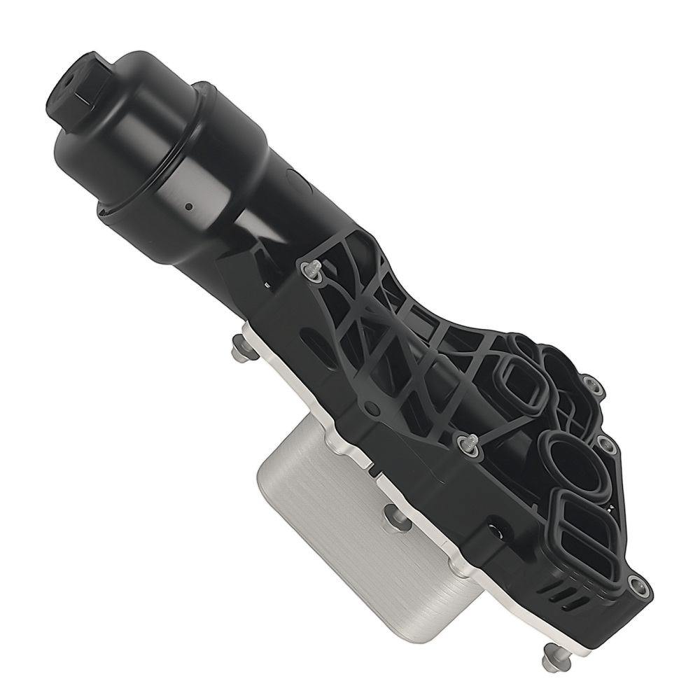 Engine Oil Cooler compatible for BMW i8 2014-2019 11428585235 Oil Filter Housing Assembly