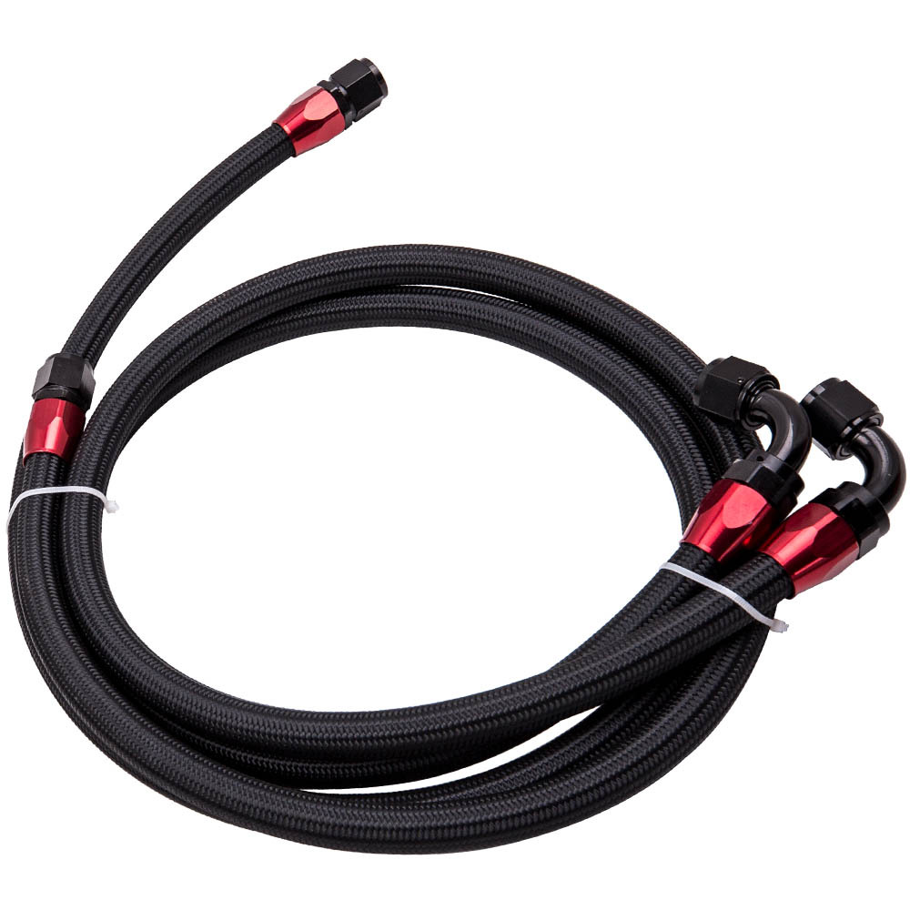 13 rangée 10AN AN10 refroidisseur dhuile de transmission de moteur et adaptateur de filtre et kit de tuyau de carburant