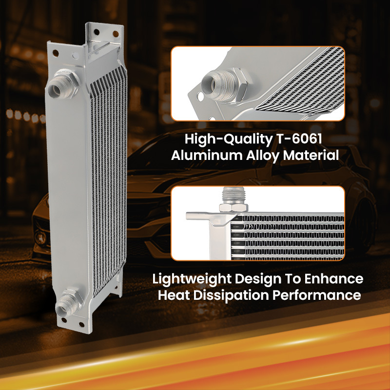 13 Row Kit radiatore olio universale AN-10 AN10 Oil cooler installation kit