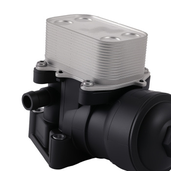 Engine Oil Cooler compatible for Audi A5 Sportback A6 03L115433 03L115562 Silver