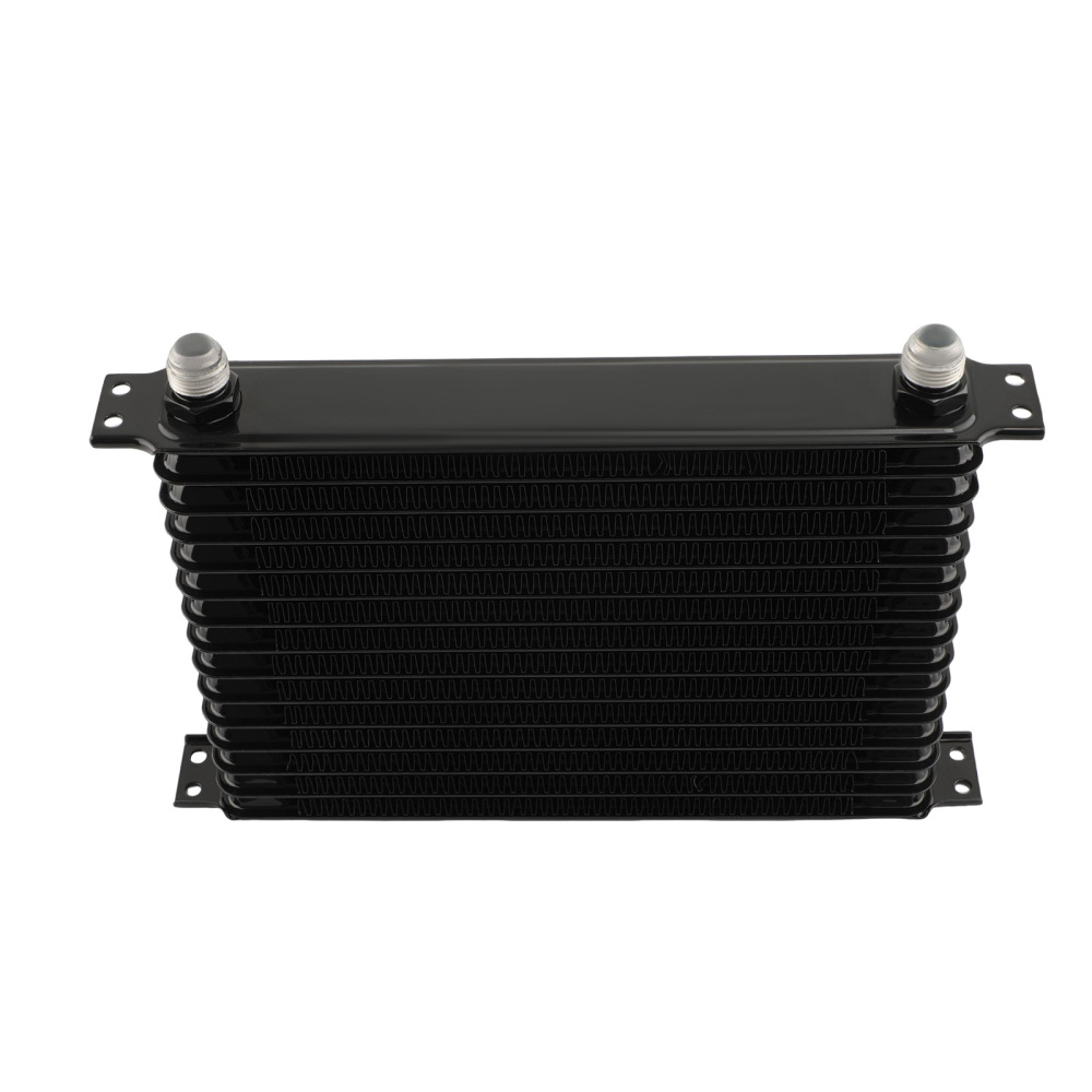 15 Row AN10 Engine Oil Cooler + 3/4-16 and M20 x 1.5 Filter Relocation Adapter Kit