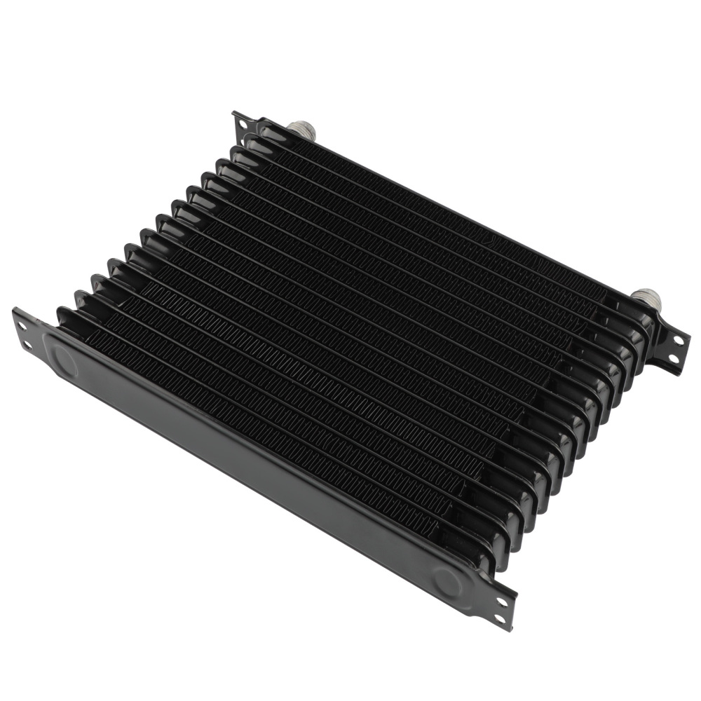 15 Row AN10 Engine Oil Cooler + 3/4-16 and M20 x 1.5 Filter Relocation Adapter Kit