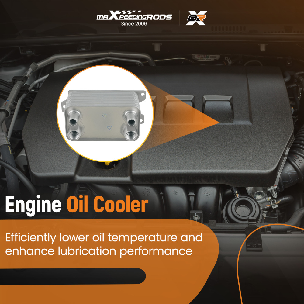 Oil Cooler compatible for John Deere 210 310 315 325 410 Series Backhoe AT318085 AT349656