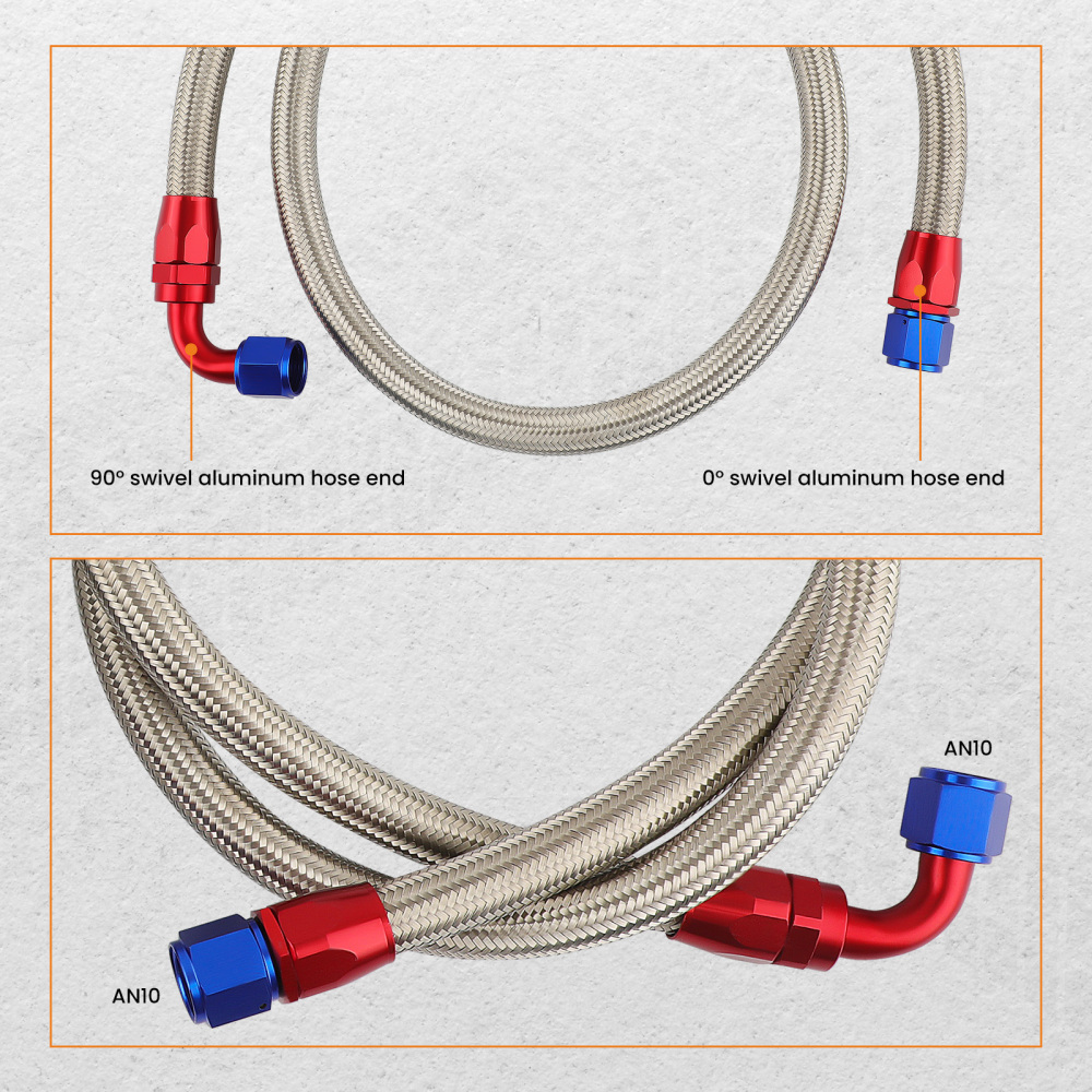 Universal 19 fila AN-10AN Kit De Enfriador Aceite De Motor Universal De 19 Filas