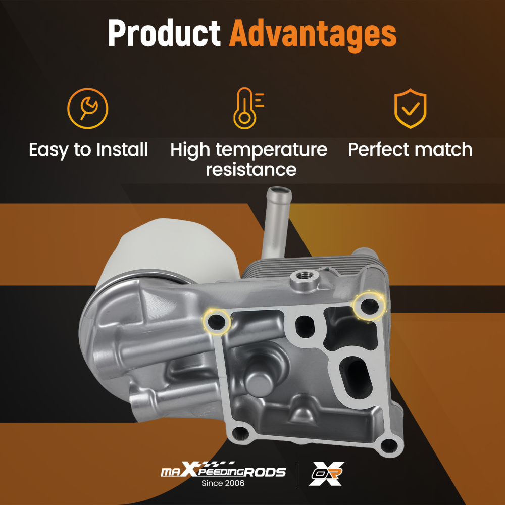 Engine Oil Cooler + Filter compatible for Ford Focus 1.8 TDCi Hatchback 2001-2004 1420678