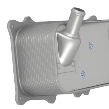 Silver Oil Cooler compatible for Porsche Cayenne 4.8L V8 2008-2010 94810727103 94810727102