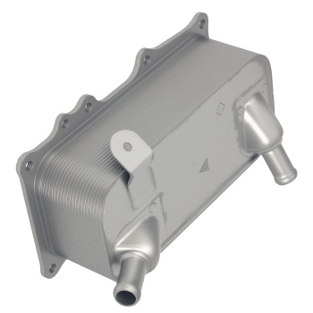 Silver Oil Cooler compatible for Porsche Cayenne 4.8L V8 2008-2010 94810727103 94810727102