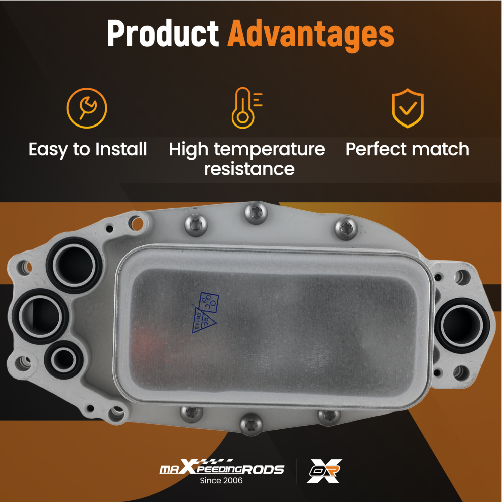 Engine Oil Cooler Filter Housing compatible for Land Rover Discovery 4 L319 3.0 TD 09-2018