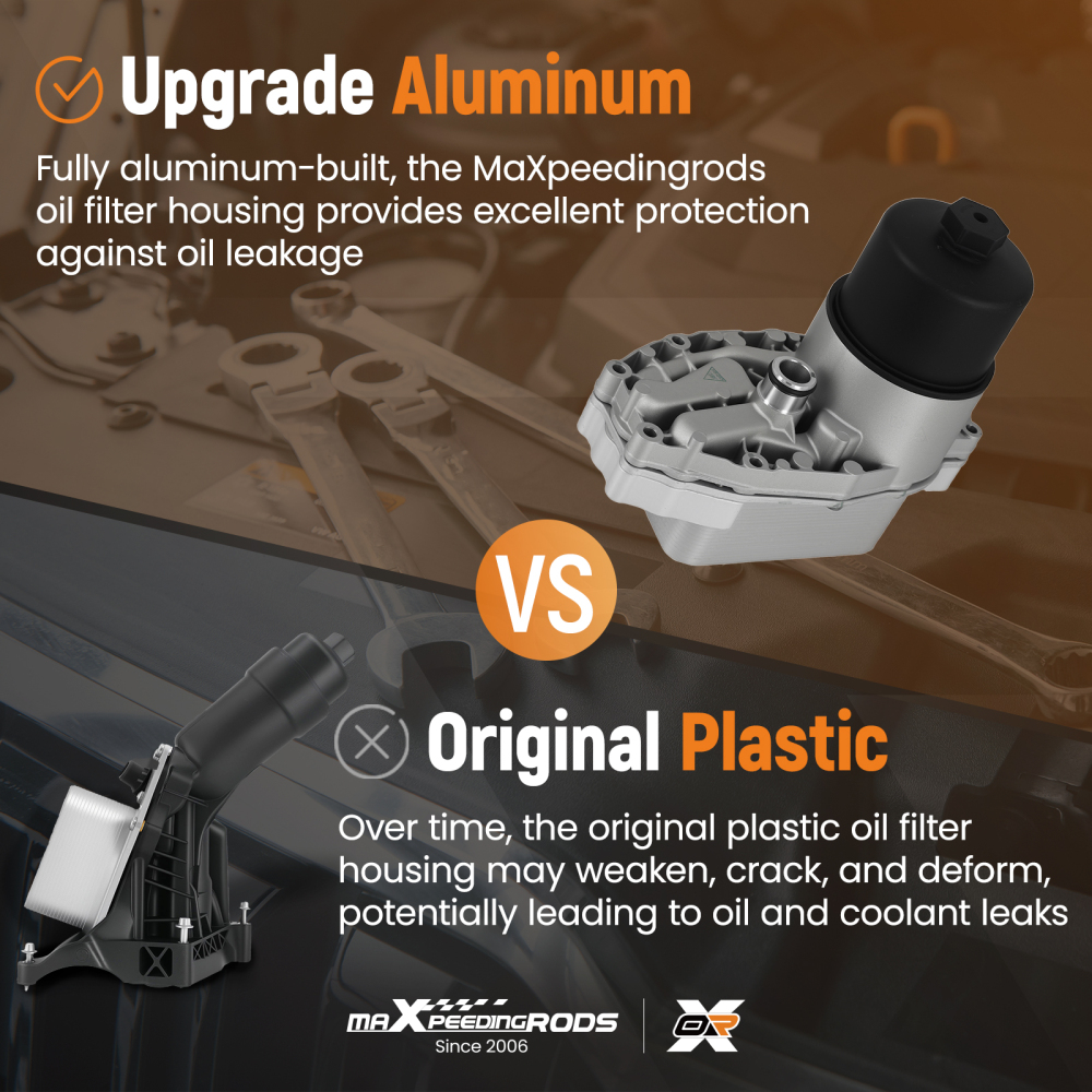 Engine Oil Cooler Filter Housing compatible for Land Rover Discovery 4 L319 3.0 TD 09-2018