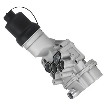 Oil Cooler Filter Housing compatible for VW Volkswagen Jetta Passat compatible for Golf 2.0L 2004-2013