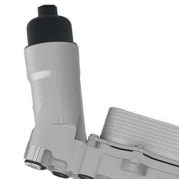 Aluminum Engine Oil Cooler Filter Housing compatible for Dodge Chrysler Ram Jeep 11-17 3.6L