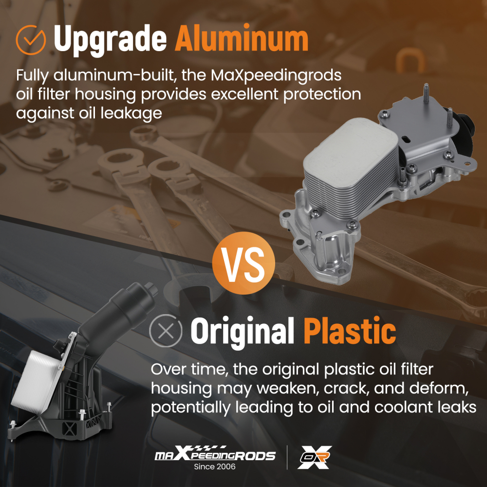 Oil Filter HousingCooler Kit compatible for Ford Focus Fiesta Transit 1.5 1.6 TDCI