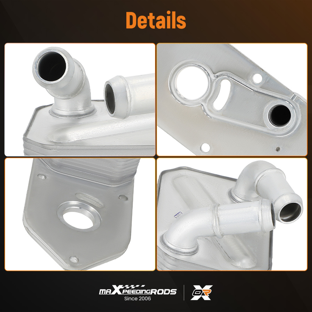 Engine Oil Cooler compatible for Ford Transit Custom V362 2.0 EcoBlue 2015-2023 GK2Q6A642AB