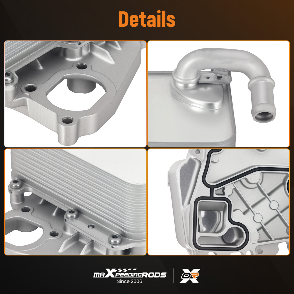 OIL COOLER ENGINE OIL COOLER compatible for Audi A4 A5 A6 A7 A8 Q5 Q7 compatible for VW Touareg 3.0 059117015P