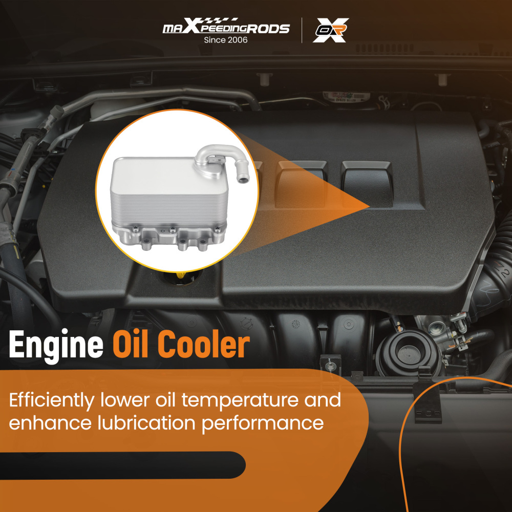 OIL COOLER ENGINE OIL COOLER compatible for Audi A4 A5 A6 A7 A8 Q5 Q7 compatible for VW Touareg 3.0 059117015P