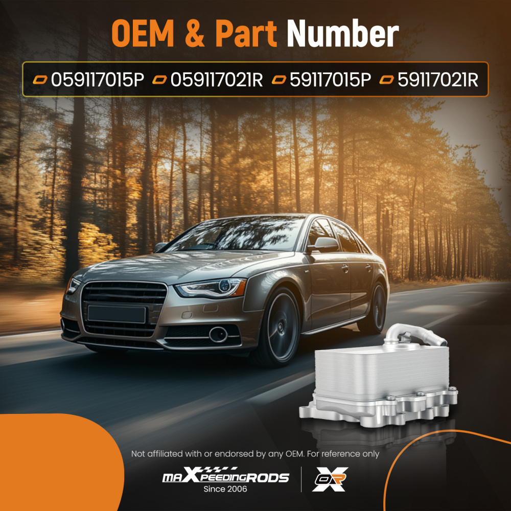 Radiatore olio motore compatibile per Audi A5 A5 A6 A7 A8 Q5 Q7 compatibile per VW Touareg 3.0 059117015P